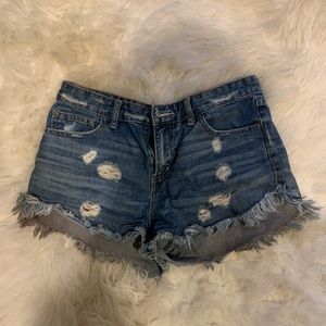 Free people denim shorts